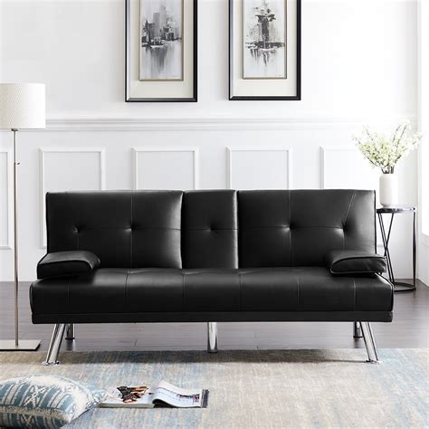 Coupon Modern Leather Sofa Bed